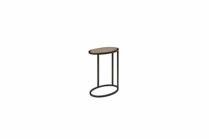 I Home Furnishings - Elements Metal/Wood Top Chairside Table - Toffee - 3262-012 view 5