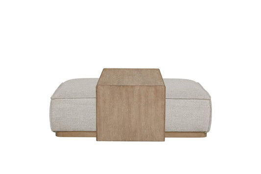 I Home Furnishings - Elements  Ottoman - 3062-910-GY view 2