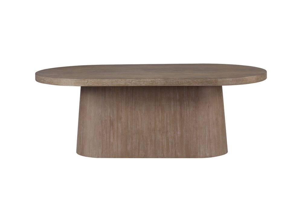 I Home Furnishings - Elements  Oval Pedestal Table - Cocoa - 3162-500 view 2