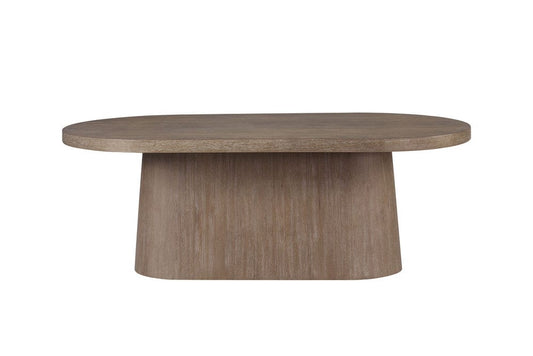 I Home Furnishings - Elements  Oval Pedestal Table - Cocoa - 3162-500 view 2