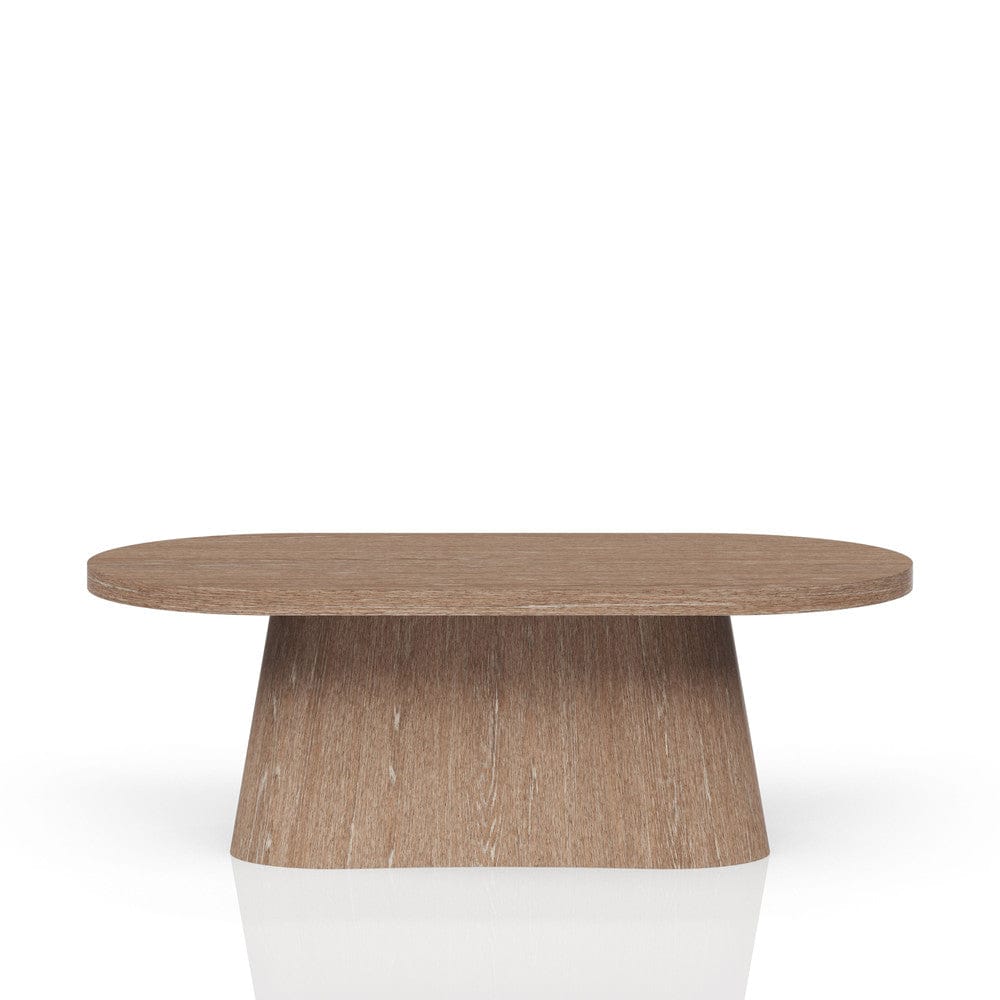 I Home Furnishings - Elements  Oval Pedestal Table - Cocoa - 3162-500 view 3