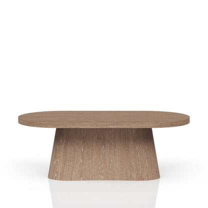I Home Furnishings - Elements  Oval Pedestal Table - Cocoa - 3162-500 view 3