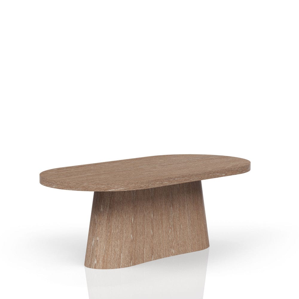 I Home Furnishings - Elements  Oval Pedestal Table - Cocoa - 3162-500 view 6