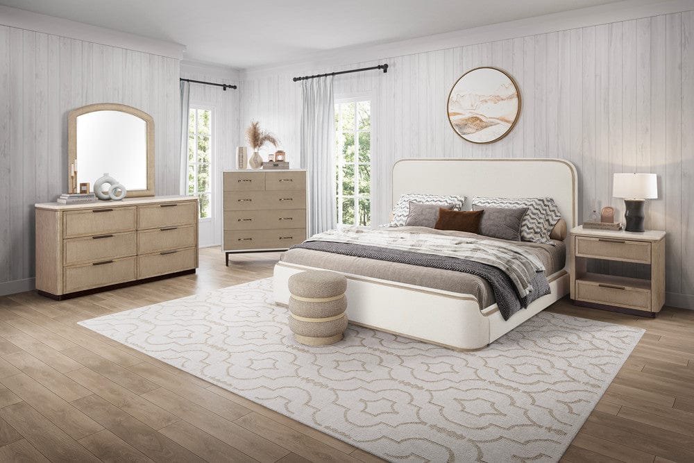 I Home Furnishings - Elements Queen Upholstered Bed - 3262-107 view 5
