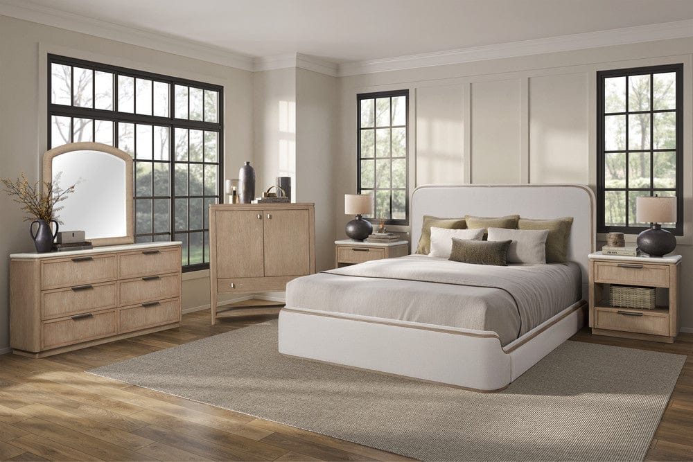 I Home Furnishings - Elements Queen Upholstered Bed - 3262-107 view 7
