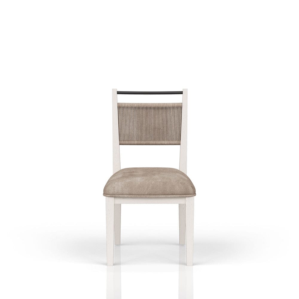 I Home Furnishings - Elements  Rope Back Chair - Vanilla - 3062-510 view 5