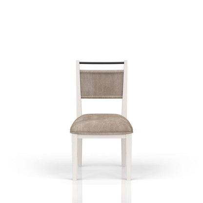I Home Furnishings - Elements  Rope Back Chair - Vanilla - 3062-510 view 5