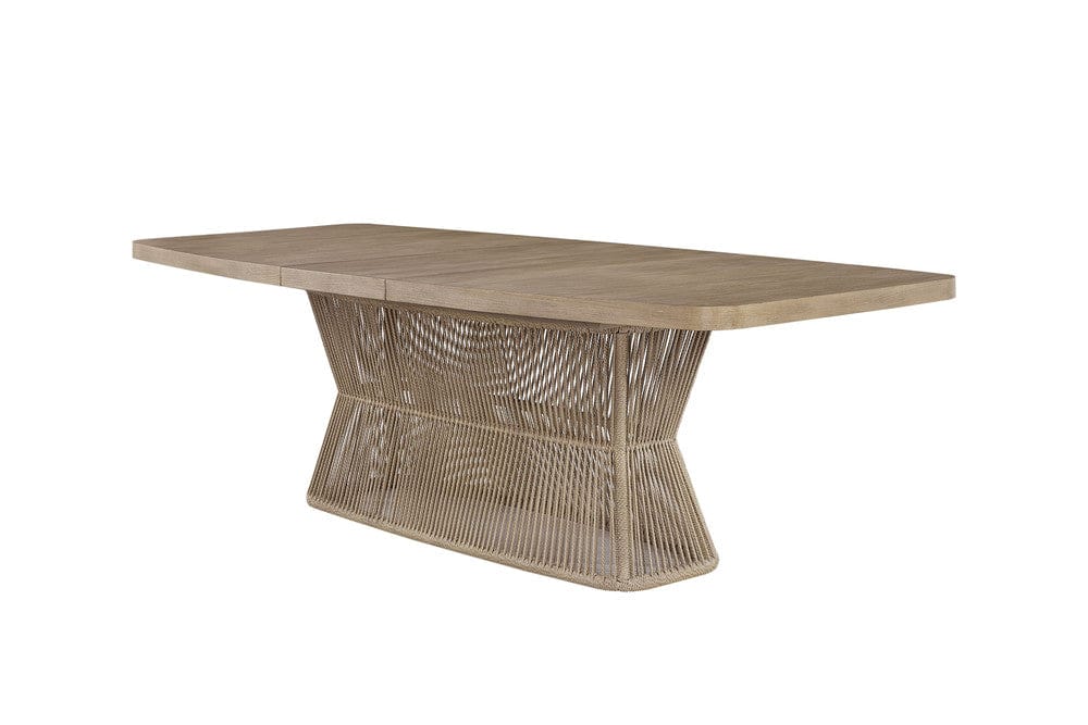 I Home Furnishings - Elements  Rope Pedestal Dining Table - Toffee - 3262-502 view 1