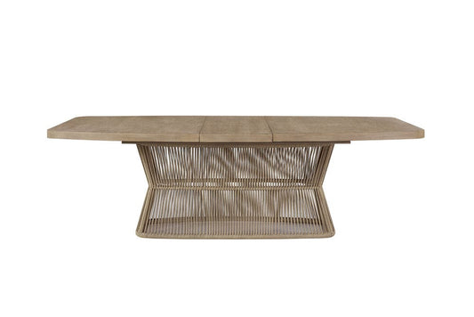 I Home Furnishings - Elements  Rope Pedestal Dining Table - Toffee - 3262-502 view 2