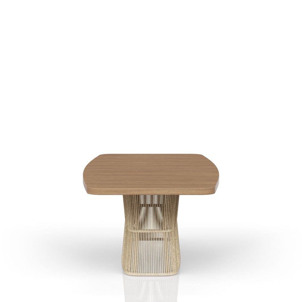I Home Furnishings - Elements  Rope Pedestal Dining Table - Toffee - 3262-502 view 4