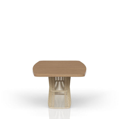 I Home Furnishings - Elements  Rope Pedestal Dining Table - Toffee - 3262-502 view 4