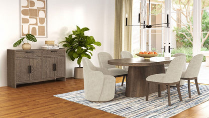 I Home Furnishings - Elements  Shelter Upholstered Chair - Cocoa - 3162-513 view 9