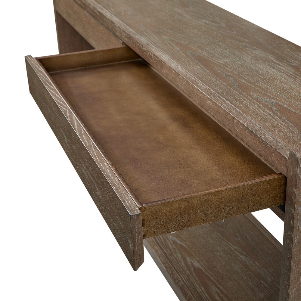 I Home Furnishings - Elements Sofa Table 2 Drawer - Cocoa - 3162-004 view 2