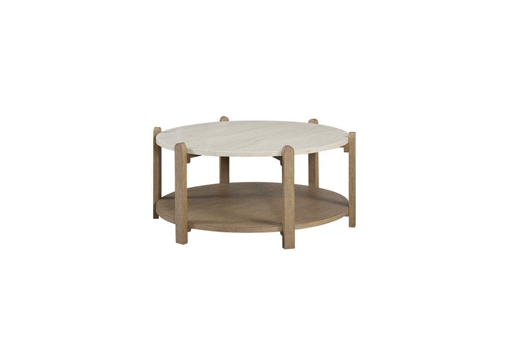 I Home Furnishings - Elements Stone Top Cocktail Table - Toffee - 3262-001 view 1