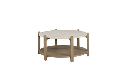I Home Furnishings - Elements Stone Top Cocktail Table - Toffee - 3262-001 view 1
