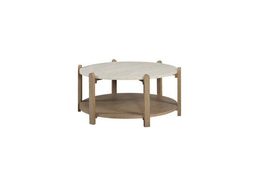 I Home Furnishings - Elements Stone Top Cocktail Table - Toffee - 3262-001 view 1