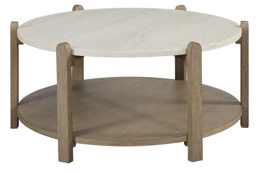 I Home Furnishings - Elements Stone Top Cocktail Table - Toffee - 3262-001 view 2