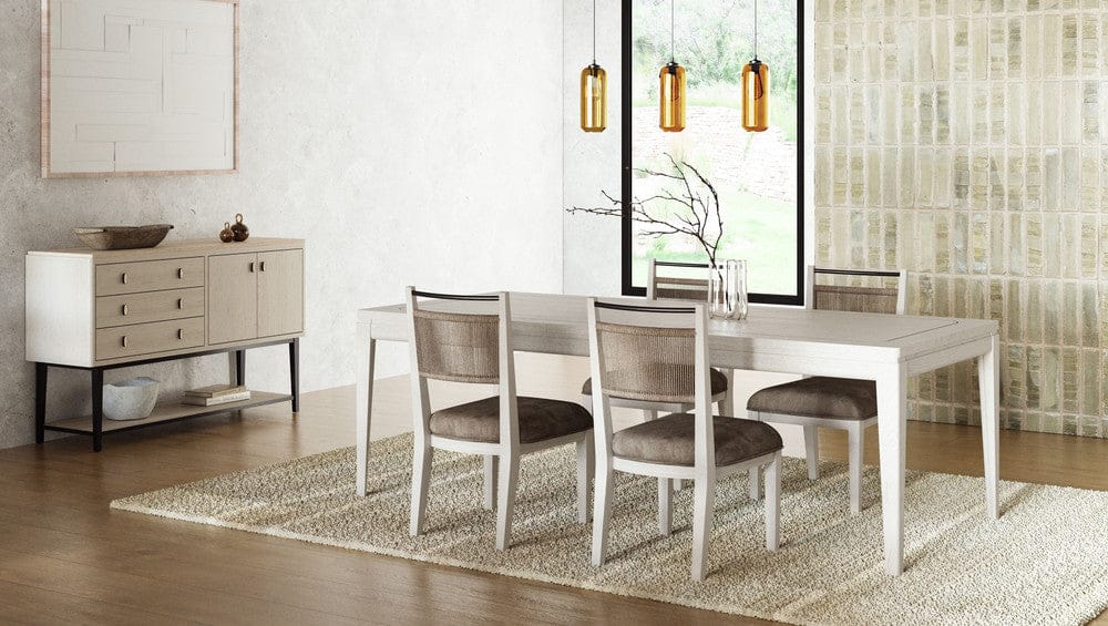 I Home Furnishings - Elements  Vanilla Server W/ Metal Base - 3062-525 view 8