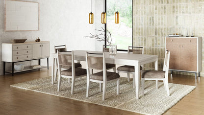 I Home Furnishings - Elements  Vanilla Server W/ Metal Base - 3062-525 view 10