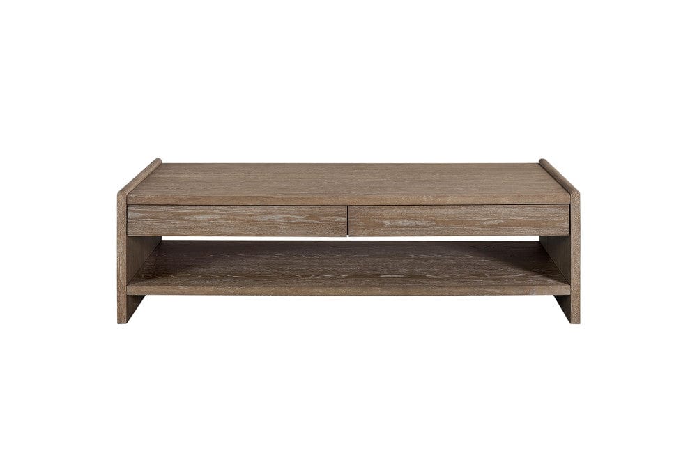 I Home Furnishings - Elements Wood Top 2-Drawer Cocktail Table - 3162-010 view 5