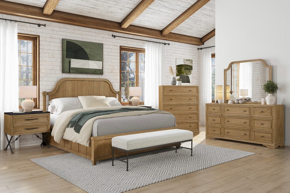 I Home Furnishings - Magnolia 2 Drawer Nightstand - Cashew - 3400-121-C view 5