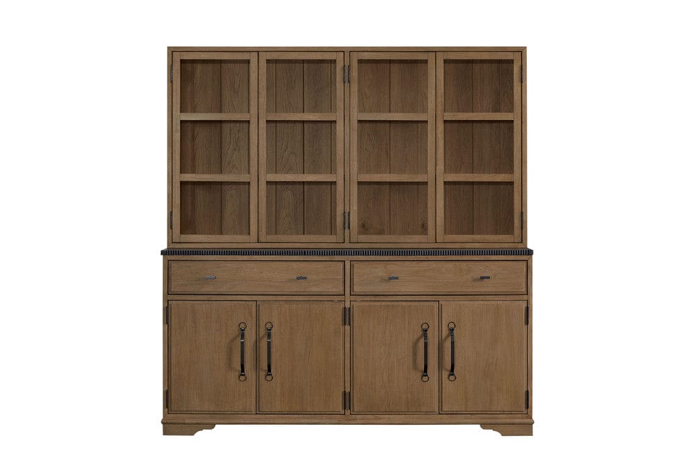 I Home Furnishings - Magnolia 2 Piece Cabinet (Hutch & Buffet) - Almond - 3400-524-A view 2