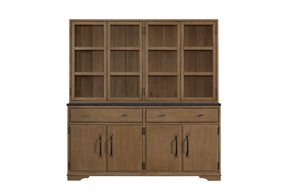 I Home Furnishings - Magnolia 2 Piece Cabinet (Hutch & Buffet) - Almond - 3400-524-A view 2