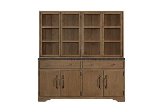 I Home Furnishings - Magnolia 2 Piece Cabinet (Hutch & Buffet) - Almond - 3400-524-A view 2