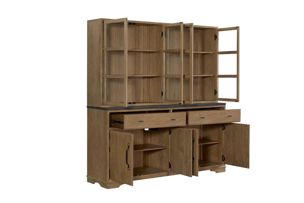 I Home Furnishings - Magnolia 2 Piece Cabinet (Hutch & Buffet) - Almond - 3400-524-A view 3