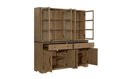 I Home Furnishings - Magnolia 2 Piece Cabinet (Hutch & Buffet) - Almond - 3400-524-A view 3