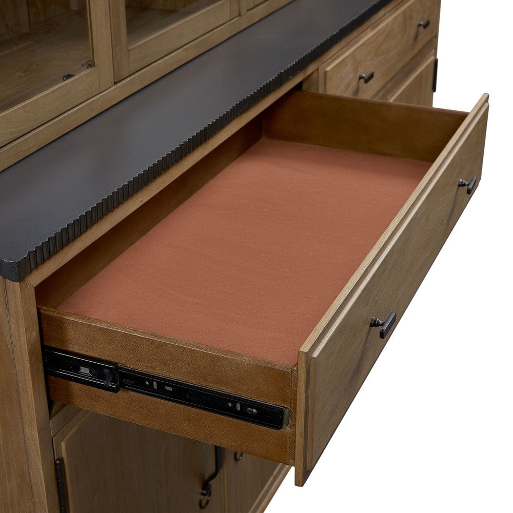 I Home Furnishings - Magnolia 2 Piece Cabinet (Hutch & Buffet) - Almond - 3400-524-A view 4