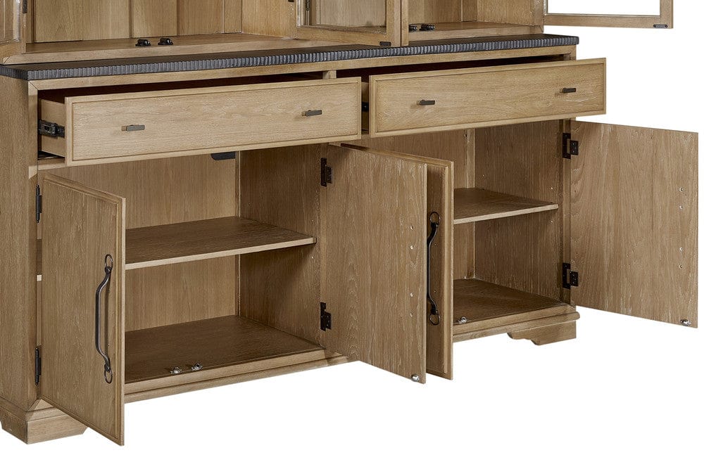 I Home Furnishings - Magnolia 2 Piece Cabinet (Hutch & Buffet) - Cashew - 3400-524-C view 4