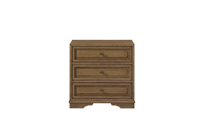 I Home Furnishings - Magnolia 3 Drawer Nightstand - Almond - 3400-120-A view 2