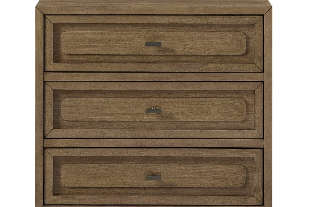 I Home Furnishings - Magnolia 3 Drawer Nightstand - Almond - 3400-120-A view 3