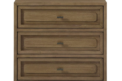 I Home Furnishings - Magnolia 3 Drawer Nightstand - Almond - 3400-120-A view 3