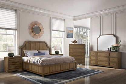 I Home Furnishings - Magnolia 3 Drawer Nightstand - Almond - 3400-120-A view 5