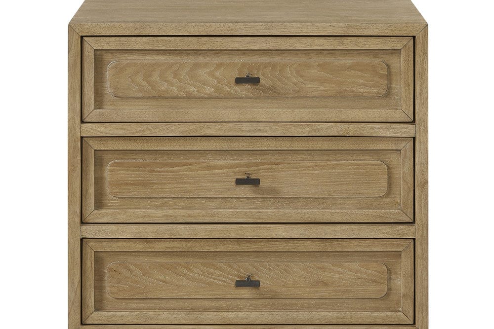 I Home Furnishings - Magnolia 3 Drawer Nightstand - Cashew - 3400-120-C view 3