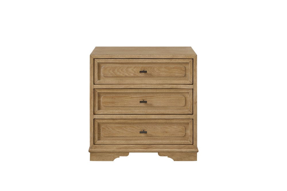I Home Furnishings - Magnolia 3 Drawer Nightstand - Cashew - 3400-120-C view 4