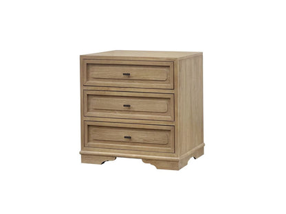 I Home Furnishings - Magnolia 3 Drawer Nightstand - Cashew - 3400-120-C view 5