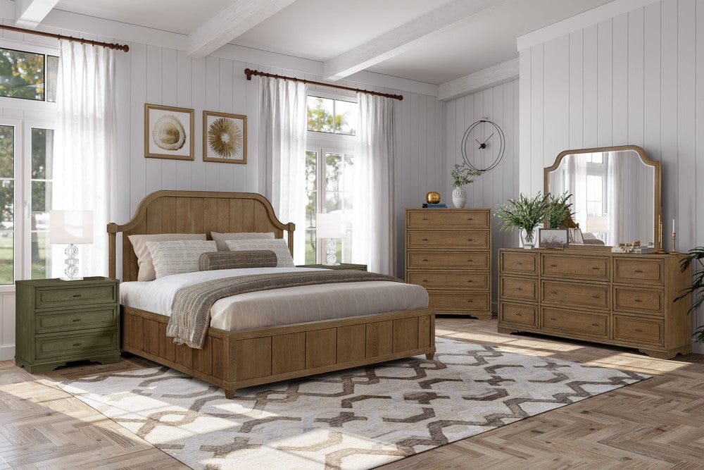 I Home Furnishings - Magnolia 3 Drawer Nightstand - Pistachio - 3400-120-P view 2