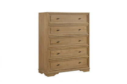 I Home Furnishings - Magnolia 5-Drawer Chest - Cashew - 3400-151-C view 1