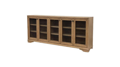 I Home Furnishings - Magnolia 84" Console - Cashew - 3400-080-C view 1