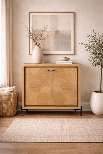 I Home Furnishings - Magnolia Accent Door Chest - Cashew - 3400-154-C view 4