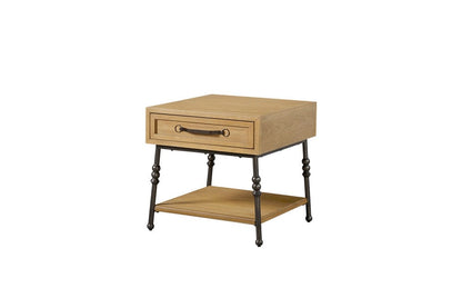 I Home Furnishings - Magnolia Acent End Table - Cashew - 3400-012-C view 1
