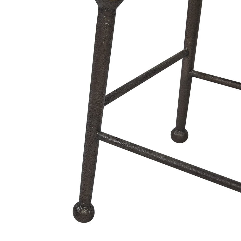 I Home Furnishings - Magnolia Counter Height Saddle Stool - Cashew - 3400-541-C view 5