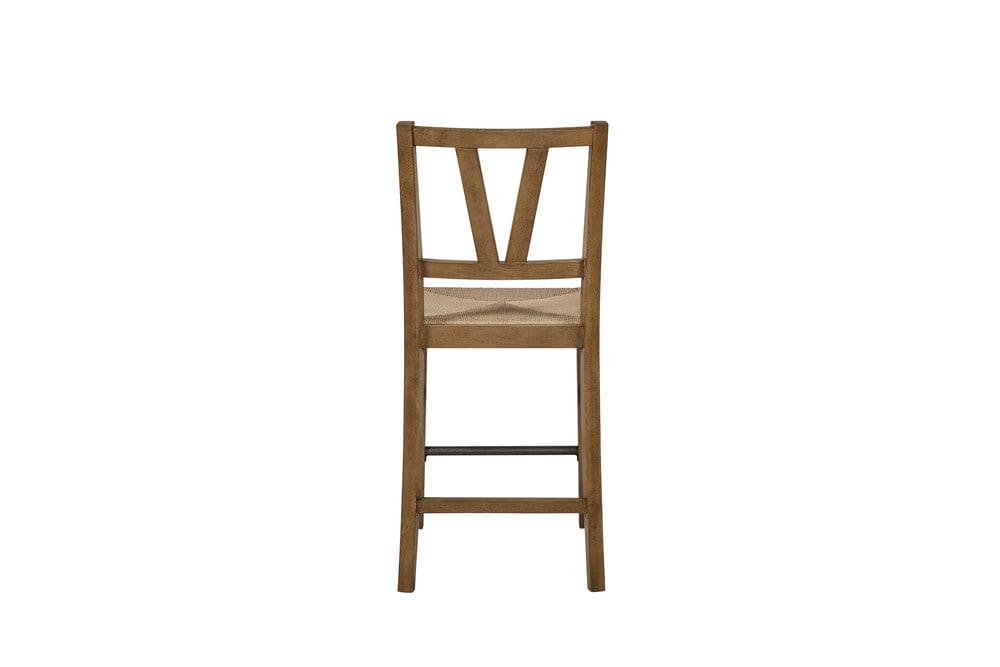 I Home Furnishings - Magnolia Counter Height Slat Back Chair - Almond - 3400-542-A view 5