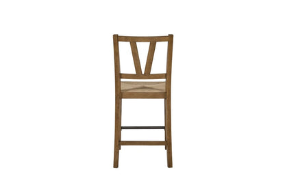 I Home Furnishings - Magnolia Counter Height Slat Back Chair - Almond - 3400-542-A view 5