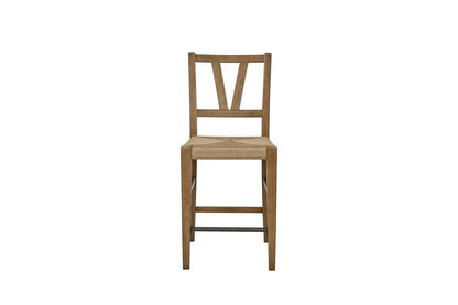 I Home Furnishings - Magnolia Counter Height Slat Back Chair - Almond - 3400-542-A view 6