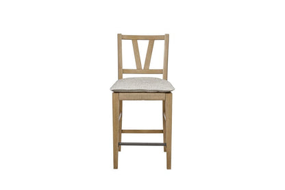 I Home Furnishings - Magnolia Counter Height Slat Back Chair - Cashew - 3400-542-C view 3