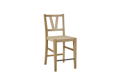 I Home Furnishings - Magnolia Counter Height Slat Back Chair - Cashew - 3400-542-C view 4